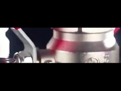 Válvula de bolas de latón, de flujo completo, mujer/mujer, manija de palanca plana