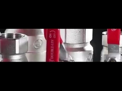 Válvula de bola de latón de 25 bar con rosca larga macho X hembra de 1/4