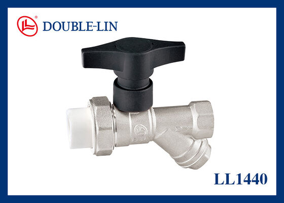 Filtro de manija alta 3/4 pulgadas válvula de bolas de latón con manija T