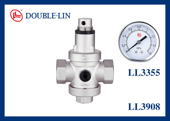 Válvula reductora de presión de latón de 1/2 a 2 pulgadas, rosca BS2779, 232 psi