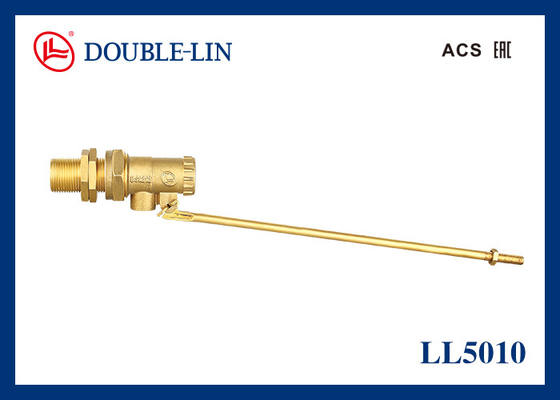 Válvula de flotador de latón de 1/2" a 1" rosca ISO228, presión de 16 bar