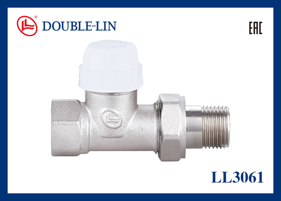 Válvulas termostáticas rectas 10 bar Presión de trabajo 0°C a 120°C Temperatura de trabajo