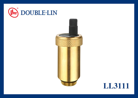 Válvula de purga de aire automática de 1/2" 16 bar, latón, rosca ISO228