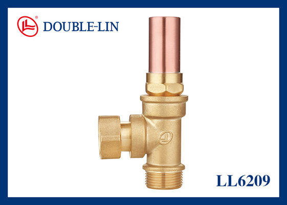 el 1/2 “a 3/4&quot; pararrayos de cobre amarillo masculinos del martillo de agua de la hembra x