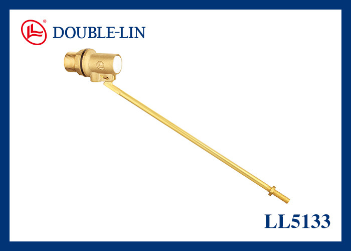 Válvula flotante de latón de 1/2" hilo masculino 16 bares Presión de -10°C a 120°C