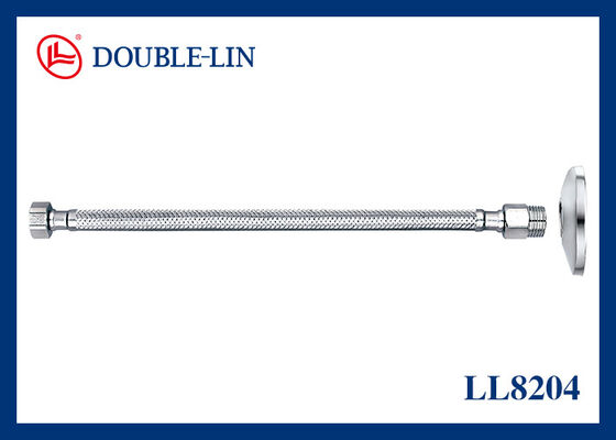Cubierta de nuez de latón 200 cm de acero inoxidable con manguera flexible trenzada