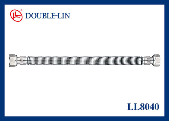 Tuerca de tornillo hembra X hembra 10CM Manguera corrugada de acero inoxidable