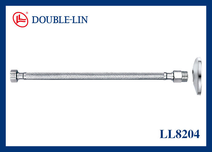 Cubierta de nuez de latón 200 cm de acero inoxidable con manguera flexible trenzada